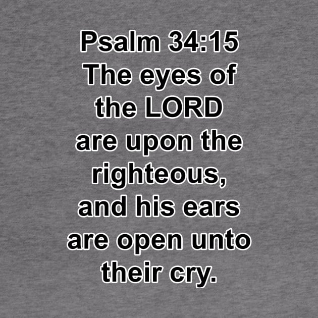 Psalm 34:15  by Holy Bible Verses